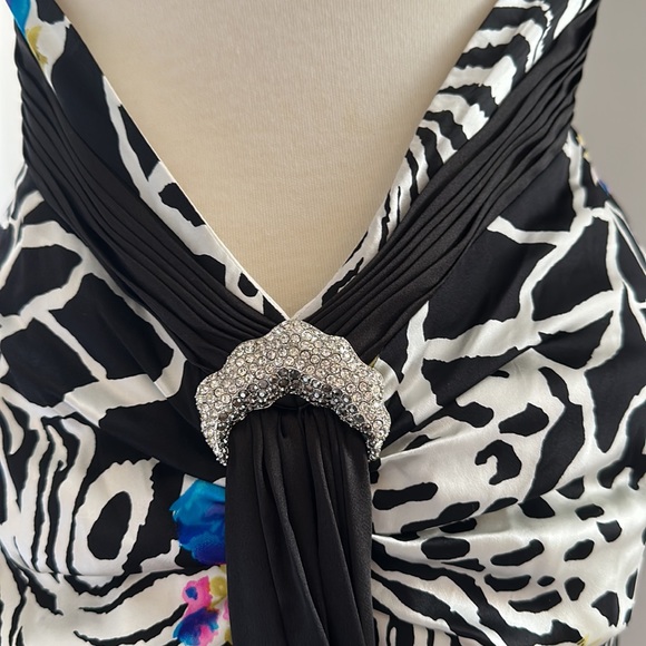 La Femme evening gown/dress sz8 with open back Prom - Picture 3 of 7